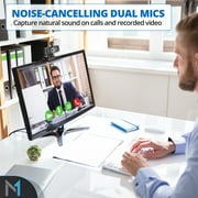 1080p Webcam Full HD Web Camera w/ Built-In Microphone, 30fps, USB 2.0, 120° View Streaming Cam by Mata1-USA