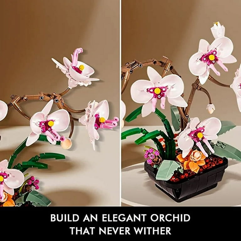Orchid Succulents Plant Decor Building Set For Adults Bouquet Bricks  Flowers Block Gifts Girls Home Decor Birthday Creative Housewarming Gifts  Botanical Collection Flower Bouquet Kit, Shop Now For Limited-time Deals