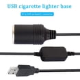 thumbnail image 2 of Enchufe de encendedor de cigarrillos de coche Usb 5v a 12v macho a hembra adaptador convertidor de corriente Kuyhfg Bienvenido a Kuyhfg, 2 of 4