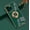 Dark Green, variant on Electroplated Magnetic Ring Holder Case, 360 Degree with Rotation Metal Finger Ring Holder Magnet Car Holder Soft Silicone Shockproof Cover for iPhone 13 6.1 inch - Black