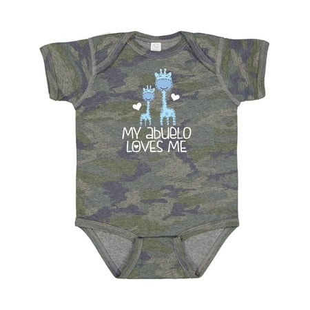 

Inktastic My Abuelo Loves Me Grandson Outfit Gift Baby Boy Bodysuit