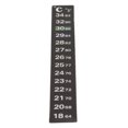 thumbnail image 3 of Aquarium Thermometer Sticker,Aquarium Thermometer Strip Accurate Aquarium Thermometer Strip Adhesive Thermometerfor Tortoise Tank Future-Proof Design, 3 of 14