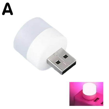 

Portable USB LED Lamps Night Light Round Lamps Computer Mobile PowerLights X6M0