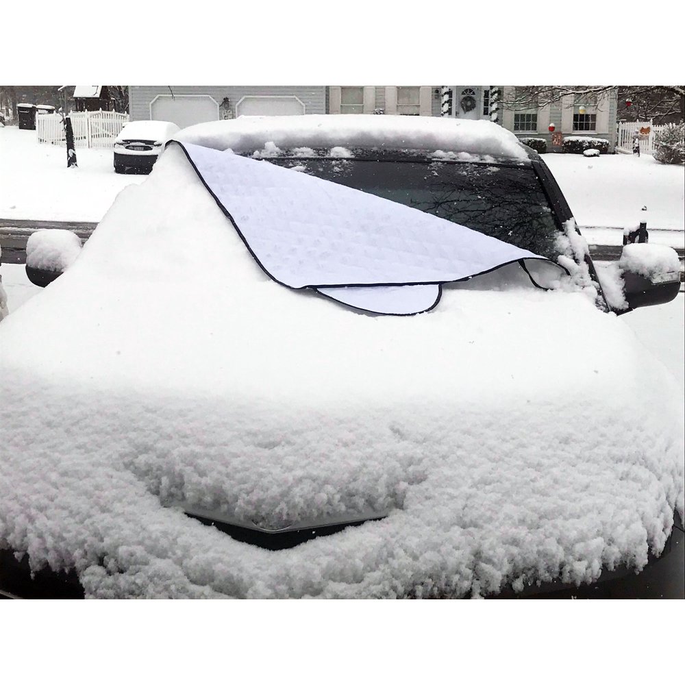 Premium Snow Windshield Cover by Glare Guard Car Windshield Snow