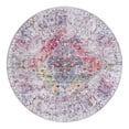 thumbnail image 3 of Unique Loom Yara Collection Area Rug - Yash (6' Round Multi/Ivory), 3 of 7