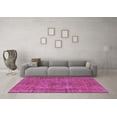 thumbnail image 3 of Ahgly Company Machine Washable Indoor Rectangle Oriental Purple Industrial Area Rugs, 7' x 9', 3 of 4