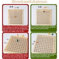 thumbnail image 4 of Tablas de multiplicación de madera, tarjetas de multiplicación de matemáticas Montessori, juegos de mesa de aprendizaje de multiplicación para niños de 3 a 12 años esquí esquí Gafas de esquí, 4 of 5