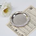 thumbnail image 3 of Retro European Gold Metal Tray, Compact Jewelry Organizer, Photo Prop, Dessert Plate, Stylish Home Accessory, Lightweight Metal Construction, 3 of 6