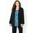 thumbnail image 3 of Catherines Women's Plus Size Right Fit; Blazer, 3 of 5