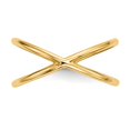 thumbnail image 5 of Auriga Fine Jewelry 14K Yellow Gold Polished Double Ring for Women Size 7, 5 of 6