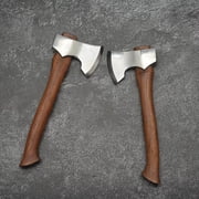 Small Axe Portable Outdoor Camping Hand Axe, High-Strength Forged Steel Heat-Treated For Durability, Lightweight Ergonomic Design For Camping Hiking And Wood Splitting
