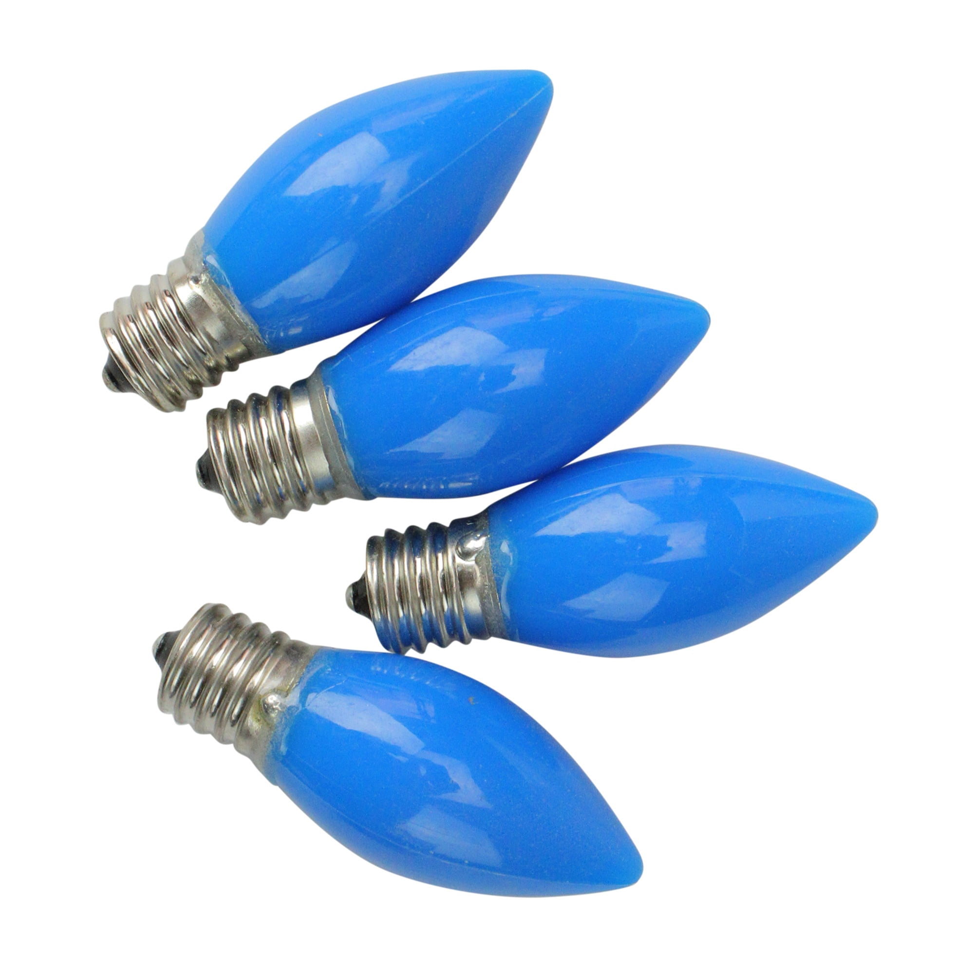 Sienna Opaque C9 LED Christmas Replacement Bulbs - Blue - Pack of 4
