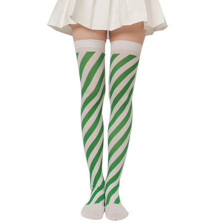 Rinsvye Christmas Stockings Party Knee Christmas Lingerie Stockings Socks Christmas Plush Doll Womens Fishnet Thigh High Stockings Knee Socks Bow Stockings Compression Stockings For Women Pl