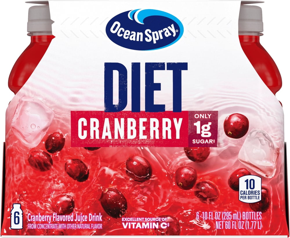 Ocean Spray Diet Cranberry Juice Drink 6 bottles / 10 fl oz - 2 Box