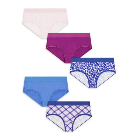 

No Boundaries Women s Cotton Hipster 5 Pack
