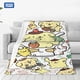 thumbnail image 1 of Sanrio-Manta de pompurin Kawaii para niños, cobertor para cama, sofá, aire acondicionado, ropa de cama, 1 of 4