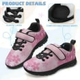 thumbnail image 5 of Psesaysky Cute Rabbits Like Carrots Velcro Sneakers for Little Girls Non Slip Comfortable Orange Walking Shoes for School Easy to Wear Size 11-15, 5 of 7