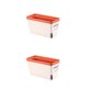 thumbnail image 3 of Inteprter ABS Mantiene las plantas sin esfuerzo Maceta de autorriego - No se necesita riego frecuente Fácil control Naranja Naranja 2Conjunto, 3 of 6
