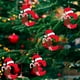 thumbnail image 5 of Colgante de árbol de Navidad de acrílico 2D con letras | Juego de 26 adornos con iniciales del alfabeto para decoración navideña, 5 of 6