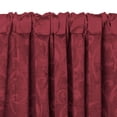 thumbnail image 4 of Elrene Home Fashions Mia Jacquard Scroll Blackout Window Curtain, Rouge, 52" x 95", 4 of 5