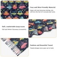 thumbnail image 5 of FORMRS Womens Scarf Winter Soft Long Big Warm Shawls Wrap Tassel Scarves, Cartoon Space Cat, 5 of 9