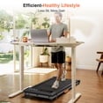 thumbnail image 7 of Under Desk Treadmill with Incline, Walking Pad for Home/Office, Portable Walking Treadmill 2.5HP, Walking Jogging Machine with 265 lbs Weight 0.6-3.8 MPH Capacity App Remote Control LED Display, 7 of 7