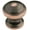 Bronze, variant on Hickory Hardware P2283 Zephyr 1-1/4" Mushroom Cabinet Knob - Black