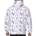 thumbnail image 7 of Sikiie Lavender Flowers Men's Hoodie, Essentials Hoodie, Sweatshirt, Pullover Hooded Sweatshirt for Men-Large, 7 of 7