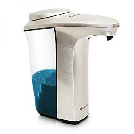 The New Age Hygiene 17 Oz Brushed Nickel Automatic Touchless Soap The New Age Hygiene 17 Oz Brushed Nickel Automatic Touchless Soap Dispenser For Hand
