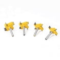 thumbnail image 2 of Industrial-Grade 4-Flute T-Slot Cutter with 6mm Shank - 12.7mm Max Cutting Depth, Compact Lightweight Design for Precision Woodworking & Multiple Bed Compatibility (6*40*3/8), 2 of 5