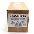 thumbnail image 3 of 725M54CGREEN Mini Size 4" Green Color Hot Glue Stick - 5 lb Box, 3 of 3
