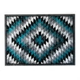 thumbnail image 2 of Flash Furniture Teagan Rectangular Southwestern Black, Grey, Turquoise Area Rug, 5' x 7', 2 of 6