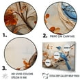 thumbnail image 3 of Designart "Simplistic Floral Birds Of Paradise III" Birds Of Paradise Picture Framed Wall Art Prints, 3 of 5