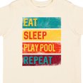 thumbnail image 4 of Inktastic Billiards Eat Sleep Play Pool Repeat Boys or Girls Toddler T-Shirt, 4 of 5