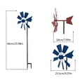 thumbnail image 3 of Uanit rotating windmill 360 Metal Swivel Classical Wind for Patio Outdoor Yard Garden, 3 of 8