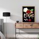 thumbnail image 4 of Cuadros Decorativos Kit de póster de flores de amor 5D con pintura de diamante de taladro redondo completo (HJ171) Tmvgtek embutido en tela, 4 of 6