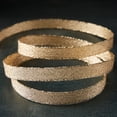 thumbnail image 2 of 3/8" x 7yd. Gold Metallic & Sheer Ribbon by Celebrate It – Non-Wired Woven Selvage Edge - Ideal for Gift Wrapping - Baskets & Crafts - 12 Pack, 2 of 4
