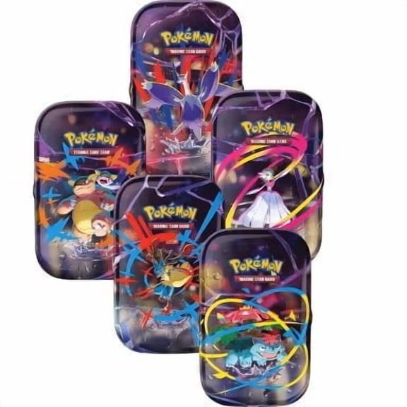 Pokemon Mega Heroes Mini Tins  Bundle Set of 5