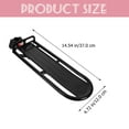 thumbnail image 4 of LEDMOMO Bike Rear Pannier Carrier Rack Black Lightweight Aluminum Alloy for Cargo and Luggage, 4 of 6