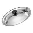 thumbnail image 2 of Tapa universal para ollas, sartenes y sartenes de acero inoxidable. Tapa de repuesto para ollas con perilla de baquelita (29,5 cm)., 2 of 6