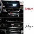 thumbnail image 2 of Bande de Contrôle Central en Carbone ABS pour Kia Seltos 2020-2023, 2 of 4