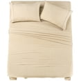 thumbnail image 1 of Juego de sábanas Utopia Bedding Queen de microfibra cepillada, 4 piezas, 1 of 7