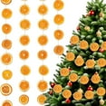 thumbnail image 2 of Christmas Acrylic Dried Orange Fall Garland Hanging Ornaments For Front Door Fireplace Window Xmas Tree Porch Farmhouse Home Decor, 2 of 5