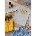 thumbnail image 3 of Cute Little Giraffes Long Sleeve Toddler -Image by Shutterstock,  5 Toddler, 3 of 4