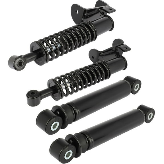 SCITOO 4 Pcs Front Rear Golf Cart Shocks Absorbers Strut Fit for G&E 2008-up RXV with 611724 603637 8100 603024 601246 shocks