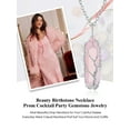 thumbnail image 6 of Bestyle Hexagonal Tree of Life Necklace for Women, October Crystal Birthstone Pendant Healing Jewelry Gifts for Her Mom Wife Daughter, 6 of 8