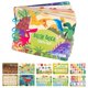 thumbnail image 2 of Libro de actividades Jadeshay Dinosaurio Juguetes sensoriales para niños 10 temas 3 años, 2 of 13
