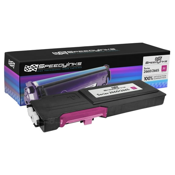 SPEEDYINKS Compatible Replacement for Dell High-Yield Magenta 593-BBBS Toner Cartridge for use in C2660dn and C2665dnf Dell Printers