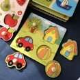 thumbnail image 2 of Montessori Wooden Shape Matching Puzzle for Toddlers 1-2 Years: Educational Cognitive Development Toy with Easy Assembly, Durable Wood Material & Customizable Packaging – Perfect Gift for Boys to, 2 of 5