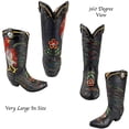 thumbnail image 4 of Urbalabs Western Cowboy Boot Country Rooster Farm House Flower Vase Decorative Cowboy Boots Vases Home Office Rustic Decor Country Living Wedding Centerpiece, 4 of 7
